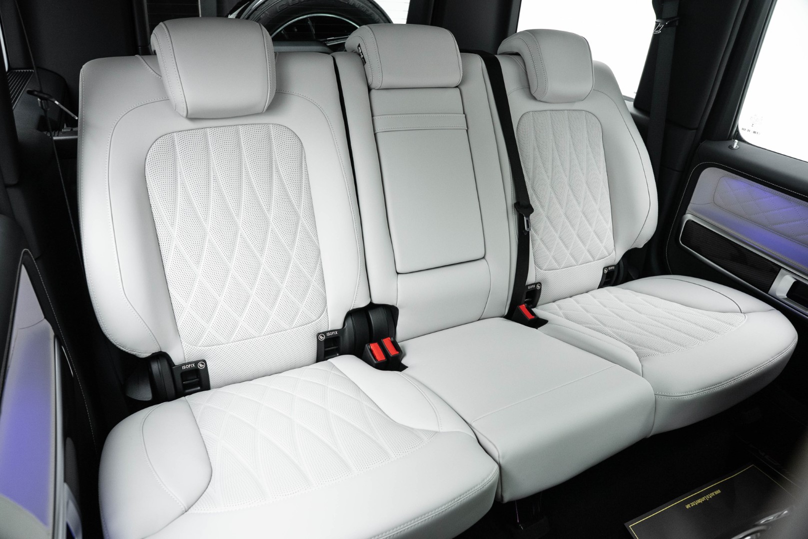 2025 MERCEDES BENZ G63 AMG | EXTENDED NIGHT PACKAGE | MANUFAKTUR NAPPA LEATHER DIAMOND QUILT | REAR
